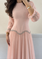 Rania Rüschen-Abaya – Pink