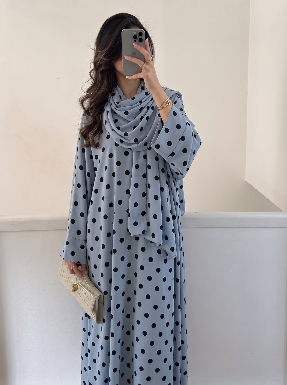 Hiba Tupfen-Set – Himmelblau