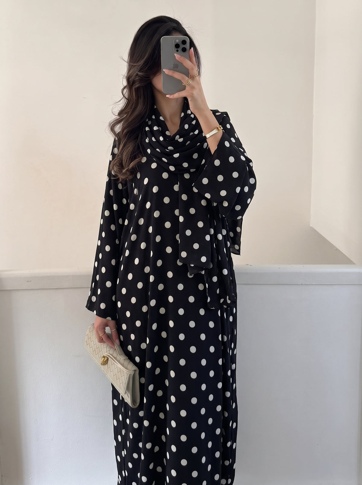 Hiba Tupfen-Set – Schwarz