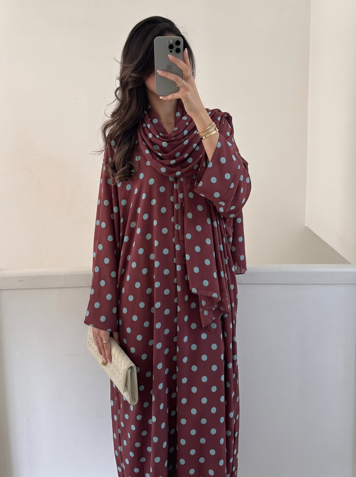 Hiba Tupfen-Set – Kaffee