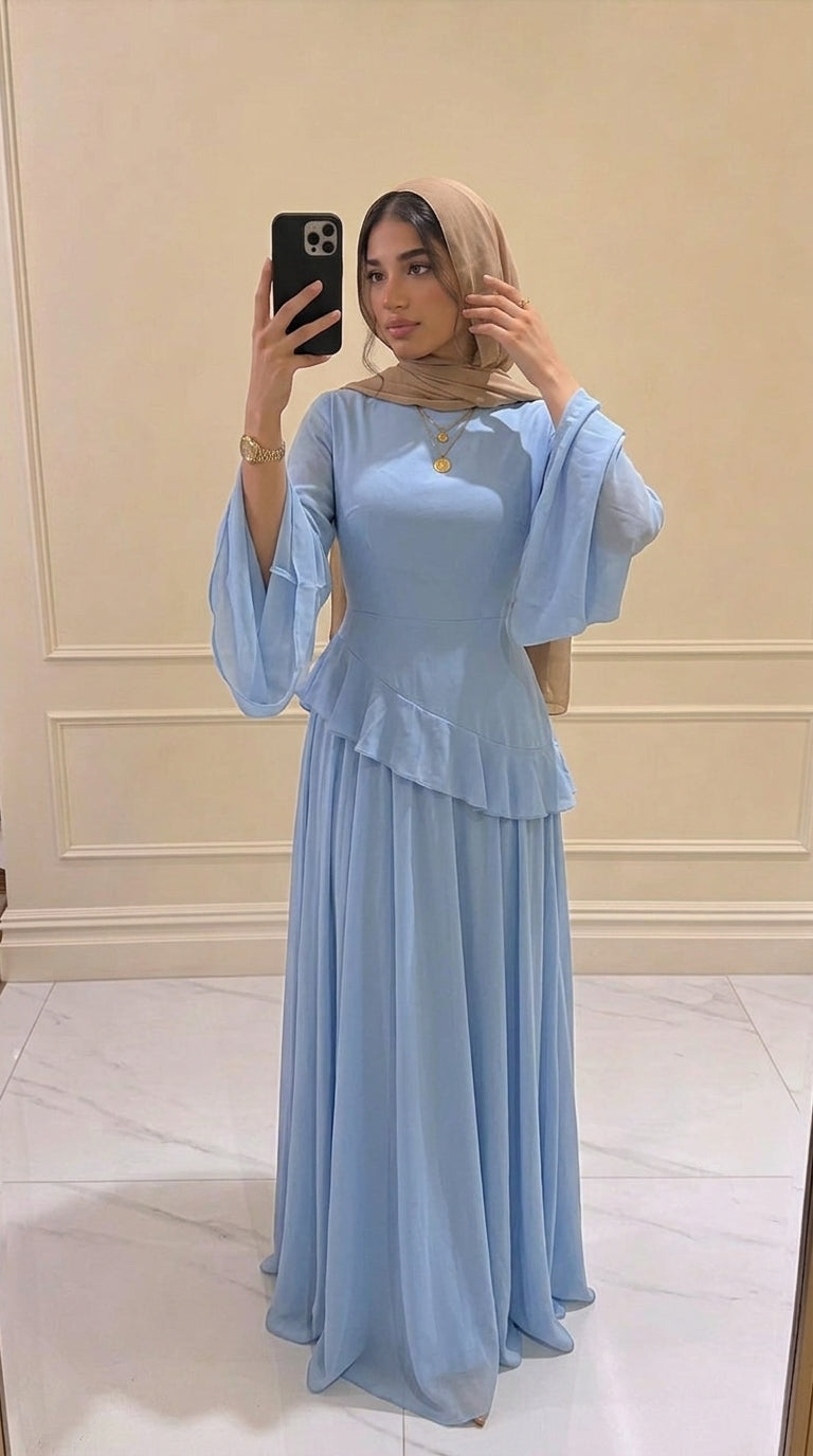 Yasmin Chiffon Abaya