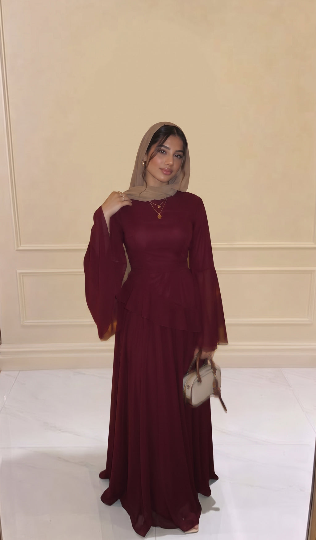 Yasmin Chiffon Abaya