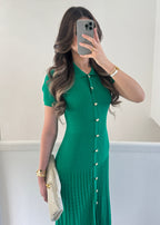 Perla Strickkleid Grün von SAVIELLA – Ansicht 4