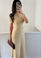 Almaz Strickkleid Beige von SAVIELLA – Ansicht 5